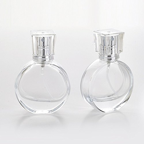 Escrancos de 2pcs 20ml garrafas de perfume de pulverização com contêineres de atomizador de pipeta garrafa de vidro vazio