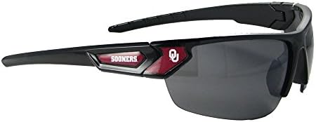 Oklahoma Sooners Black Red Sport Sunglasses ou presente licenciado S12JT