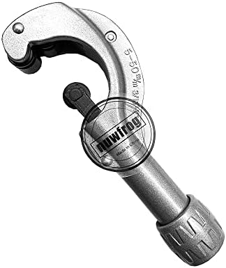 NUWFROG TUBO e CORTOR DE TIPE 3/16 a 2 polegadas com lâmina extra para tubo de aço inoxidável fino, latão - cortador de tubos de tubo de cobre Conjunto para encanamento