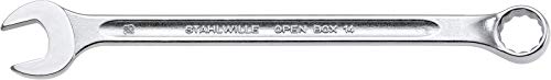 Stahlwille 96401005 14/17 Conjunto de chave de combinação, caixa aberta, conjunto de 17 peças, intervalo de 6.0-22mm, qualidade de alto