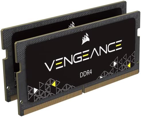 Corsair Vengeance Performance Sodimm Memory 32GB DDR4 3200MHz CL22 Desmarcada para a 8ª geração ou notebooks mais recentes da Intel