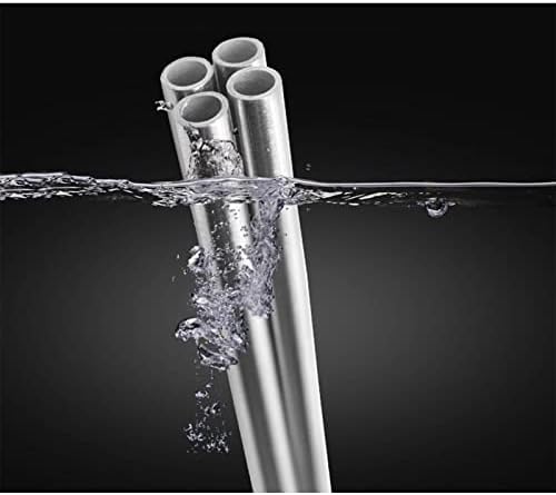 EdInstry 304 Tubo capilar de aço inoxidável 2,4 mm 4 mm od 0,8 mm Espessura da parede Tubos de metal comprimento 250 mm Tubos