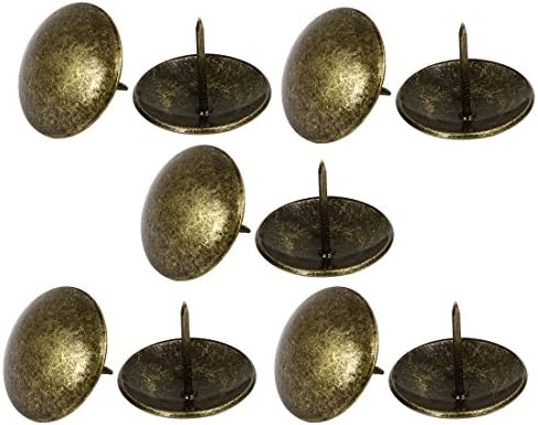 Aexit mobiliário doméstico pregos, parafusos e prendedores de renovação de ferro pregos de bronze 30 mm x 25mm pregos 10 pcs