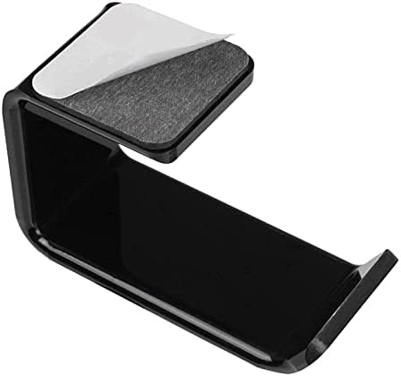 Stand fone de fone de ouvido Suporte de parede portátil Acessórios para cabide de ouvido em forma de L com adesivo para