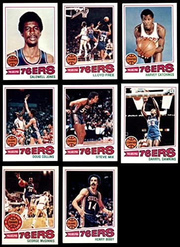 1977-78 Topps Philadelphia 76ers Team Set Philadelphia 76ers Ex+ 76ers