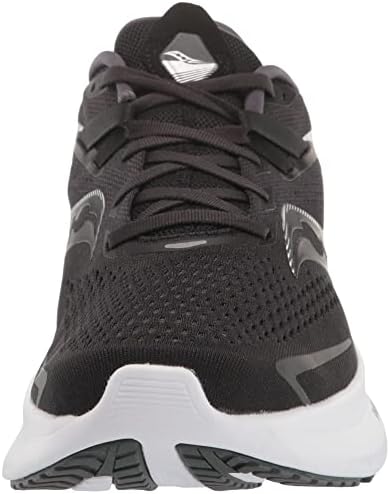 Saucony Men's Ride 15 Running Shoe, preto/branco, 11