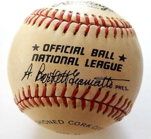 Mike Dunne assinou o Rawlings Official NL Baseball Autograph - Baseballs autografados