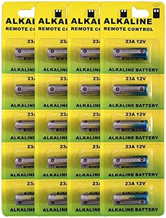20pcs/4pack 23a 12V Baterias secas primárias alcalinas 21/23 23GA A23 A-23 GP23A RV08