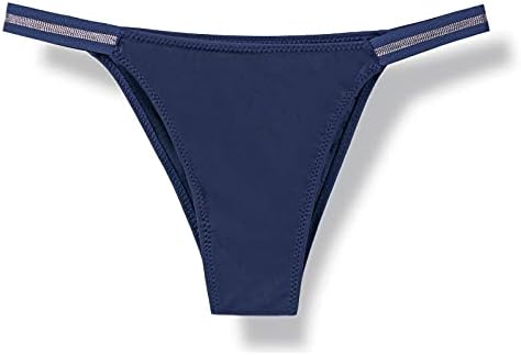 Calcinha de tanga para mulheres Sexy travessuras, cuecas sem virilha meninas meninas magras com tiras elásticas de malha T-back malha