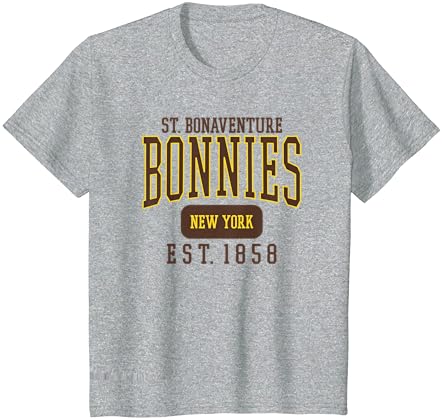 St. Bonaventure University Bonnies Est. Data de camiseta