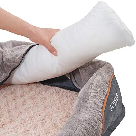 Joyelf Orthopedic Memory Foam Bed Substituição Refterling Bolster Inserir travesseiro de enchimento - tamanho pequeno