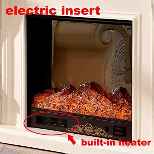 Lareira eletrônica decorar lareira elétrica inserir porta de fogo queimador de fogo seda de madeira lareira de madeira de madeira