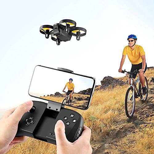 Ujikhsd Mini Drone com câmera HD 720p RC Drone para iniciantes helicóptero quadcopter interno com altitude Hold, modo sem cabeça,