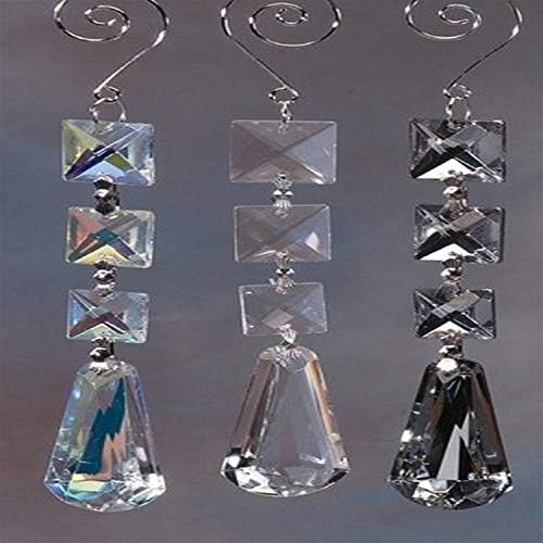 Link decorativo de pingente de vidro de lustre de acrílico de cristal