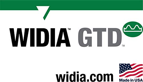 Widia gtd gt205019 vitória gt20 hp torneira, chanfro de plugue, corte à mão direita, hélice esquerda, ajuste 3bx, 3 flautas, 1/2-13,