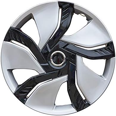 Conjunto universal de tampa da roda de roda de roda universal de 4, tampa de pele de aro de roda de carro de substituição se encaixa