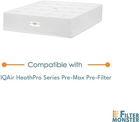 Substituição da marca Filter-Monster Compatível com a série IQAIR Heathpro pré-max pré-filtro