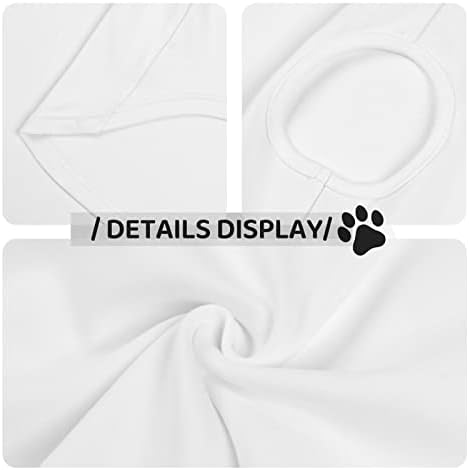 Camisas de estimação de algodão Camisas de algodão Função de cajama de cachorro-química de cafeína-molécula Pijama de cão macacão macio