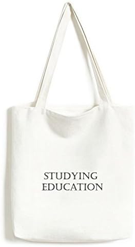 Phrase curta estudando educação para sacola de sacola de sacola de sacola de bolsa