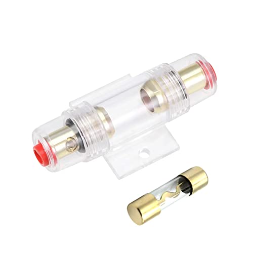 8-10 medidor awg embucado Agus fusível Hodler com 40 amp AGU Fusíveis para áudio/alarme/amplificador/compressores de carro