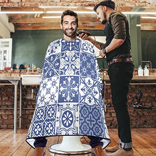 VISESUNNY BARBER CAVO CAVO ÉTNICO Ethnic Poliéster Floral Corte de cabelos Cabo Avental Avental Anti-estático Corte de cabelo resistente a água de barba barba barba cabeceira capa de babador