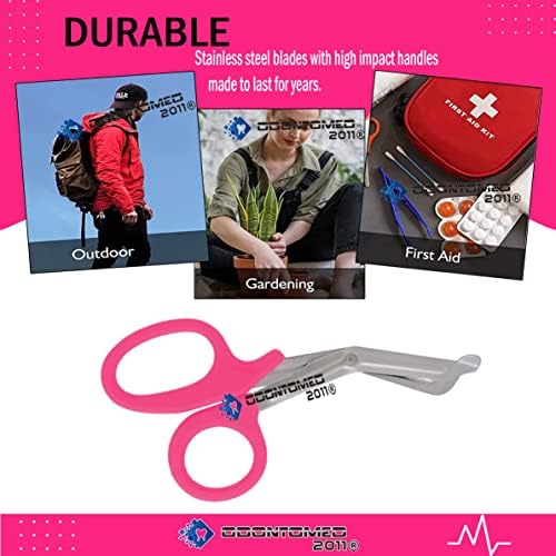 ODONTOMED2011 Utilitário rosa Universal Scissors 5.5 e 7,25 Multiuso 2 tesouras instrumentos de qualidade ODM