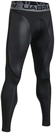 Gdjgta calça para homens Treinamento rápido ao ar livre elástico calça de fundo apertado esportes calças esticadas perneiras