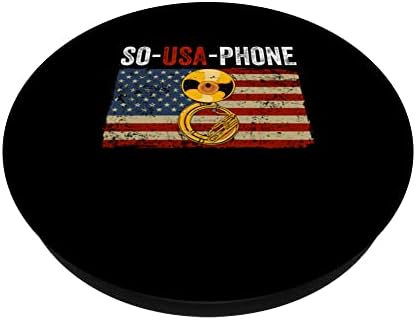 SO-Usa-Phone Brass Band Player Instrument Popsockets Swappable PopGrip