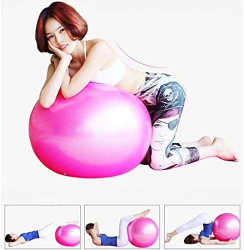 DHTDVD Anti-burst e escorregamento resistente à bola de bola de ioga bola de fitness bola de nascimento com bomba rápida, capacidade