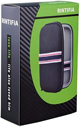 Caixa de disco rígido externo portátil Rintifia® preto - bolsa de viagem para unidades USB 3.0 USB 3.0, com casca dura eva à prova