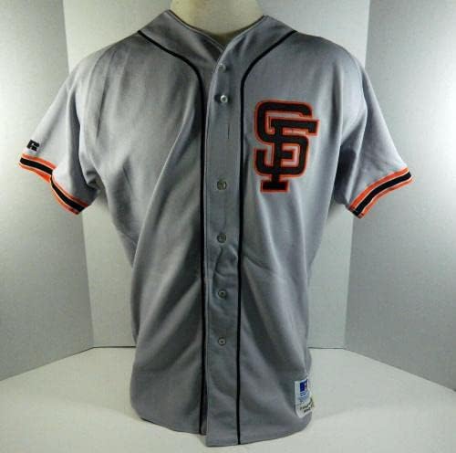 1993 San Francisco Giants John Patterson 7 Jogo usou Grey Jersey DP08487 - Jerseys MLB usada para jogo MLB