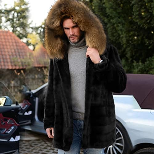 Jaquetas acolchoadas masculinas de fsahjkee, casaco de casaco de grande porco masculino solto casacos de inverno zip