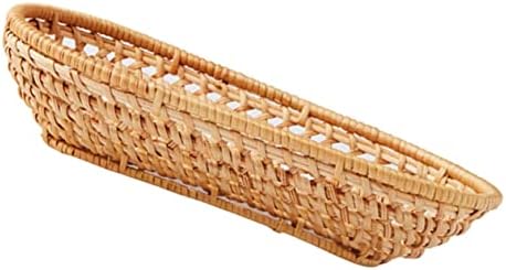 Upkoch 5pcs faca e garfo pauzinhos de cesta de cesta de palhaçó acessórios de cesta de mesa de mesa de pão resistente