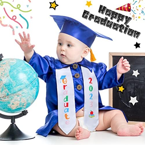 Berlune 6 PCs Crianças Preschool Graduation Stoles PRESCHOOL IMPRESSO GRADUFA ROUTO GRATUITA GRAVA DE GRAVAÇÃO PARA