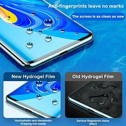 Filme de hidrogel protetor de tela Stejnhge compatível com Xiaomi 12 Pro /12s Pro /12s Ultra, [2pcs] Filme TPU flexível, HD Clear, Bubble Free, instalação fácil