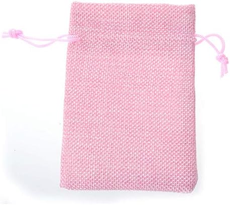 TVOIP 30Pack Surlap Bags com bolsas de joalheria de cordas de cordão para festa de casamento e artesanato DIY