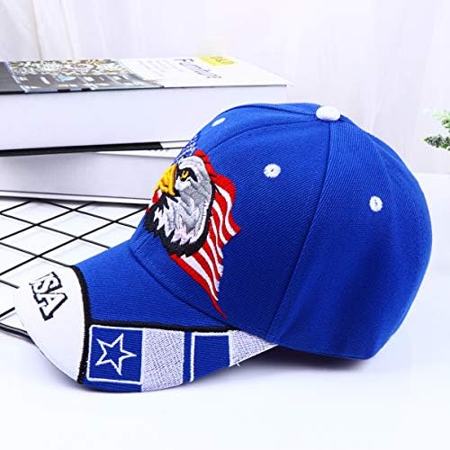 Capace de beisebol de Tendycoco com o Chapéu de Crucker Bordado Eagle com Cap Patriótico American Flag Unissex