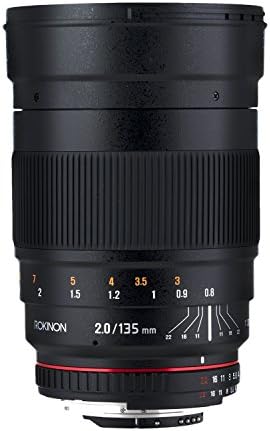 Rokinon Cine DS 135mm T2.2 ED UMC Lens Cine para Olympus & Panasonic Micro Four Thirds Câmeras de lente intercambiável