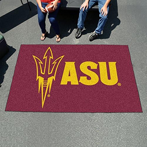 Fanmats 17142 Arizona State Sun Devils Ulti -Mat Rug - 5 pés. x 8ft. | Tapete de área de fãs de esportes, tapete de decoração
