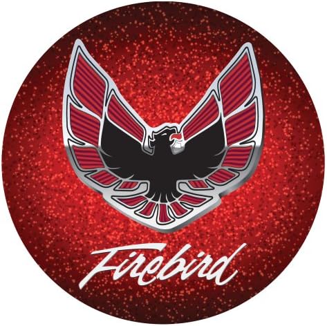 Pontiac Firebird Red acolchoado de barra giratória com as costas