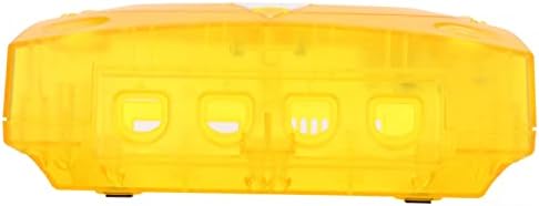 Sega Dreamcast DC Caixa de Plástico DC Transparente Caso de Absorção de Choque Anti-Scratch Alta dureza Amarelo