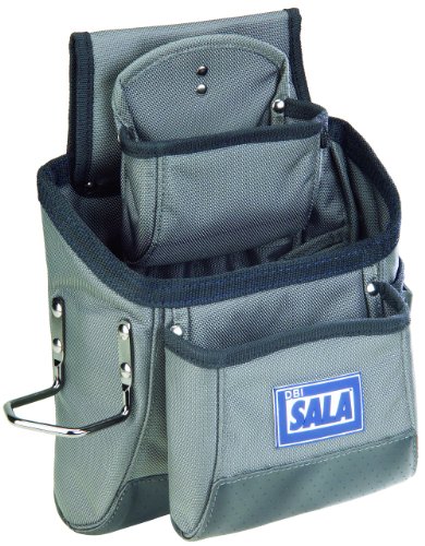 3m Capital Safety 9504066 bolsa de ferramentas e equipamentos de 11 bolsos, instala na maioria dos cintos, azul/cinza N/A