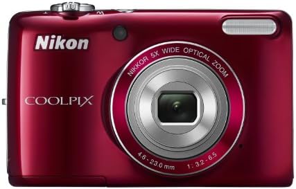 Nikon Coolpix L26 16,1 MP Câmera digital com lente de vidro Nikkor Zoom 5x e LCD de 3 polegadas