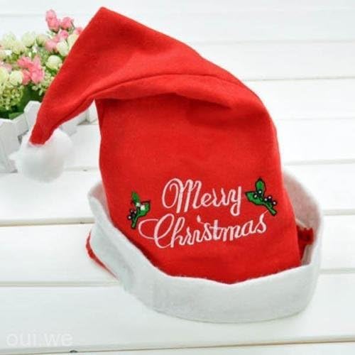 Chapéu de Natal Papai Noel - Chapéu de festa de férias elegante e confortável - Casco de festa de chapéu favorito de tamanho adulto