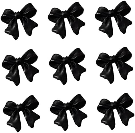 Decorações de arte de unhas de resina de arco St4u 50pcs 3d Bowknot unhas charme de ornamento jóias de jóias de jóias