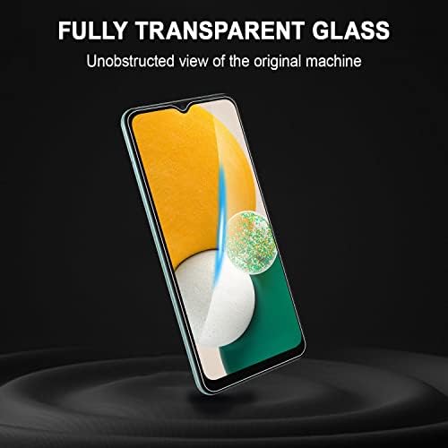 [6-PACK] Deerlamn para Samsung Galaxy A13 5G/4G/Galaxy A04S Protetor de tela + 3 Protetor de lente da câmera de embalagem, 9H Dinuidade HD Anti-arranhão de vidro temperado com temperos claros