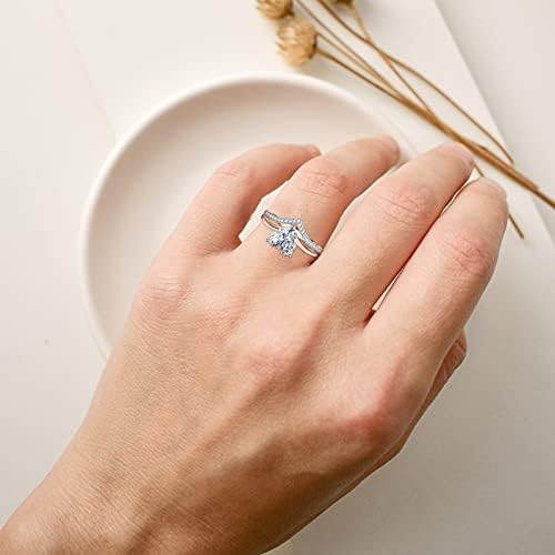 Anel de ouro de ouro 511wom anéis brancos mulheres tamanhos de jóias coração anéis de string anéis de resina Tamanho 10