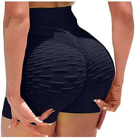 Honprad shorts femininos para calças de ioga de verão, mulheres esticam perneiras Fitness Running Butt Lifting High Wistist