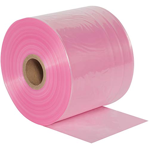 Tubulação poli anti-estática, 2 mil, 8 x 2150 ', rosa, 1/rolo