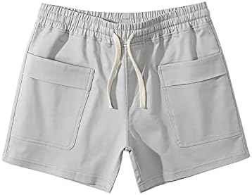 Ymosrh shorts masculinos em casa moda ao ar livre casual básico solto respirável calça rápida shorts
